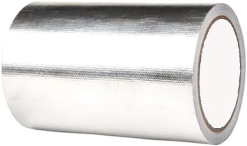 2in x 66ft Aluminum Fiberglass Tape High Temperature Resistant Strong Adhesive Heat Resistant Tape Suitable for Piping/HVAC/Automotive/Heat and Sound Insulation Repair in Saudi Arabia