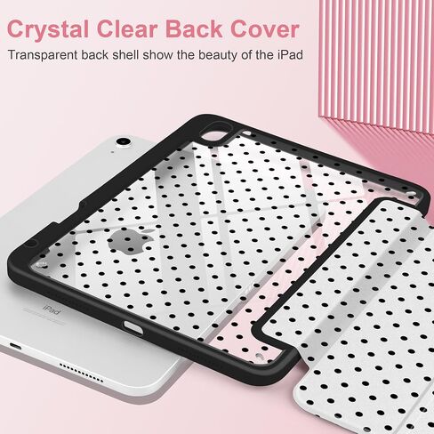 MEEgoodo for iPad 10th Generation Case 10.9 inch 2022, Soft Cover with Acrylic Transparent Back Shell,Tablet Case with Pencil Holder+Auto Wake/Sleep for Kids, Sunflowers in Saudi Arabia