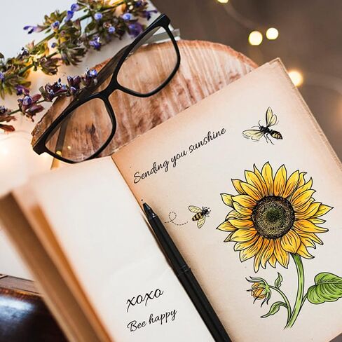 Globleland Morning Glory Clear Stamp لنباتات صنع البطاقات سيليكون ختمًا واضحة in Saudi Arabia