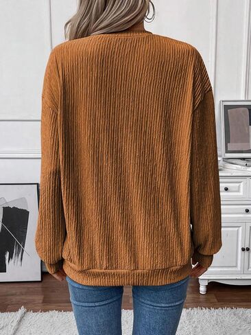 Womens Tops Casual Crew Neck Shirts Ruffle Short Sleeve Relaxed Textured Soft Cute Blouses for Women Summer Blouses in Saudi Arabia
