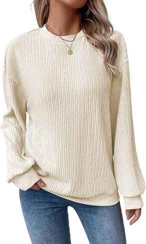 Womens Tops Casual Crew Neck Shirts Ruffle Short Sleeve Relaxed Textured Soft Cute Blouses for Women Summer Blouses in Saudi Arabia