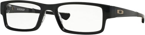 Oakley Men's OX8046 Airdrop Square Prescription Eyewear Frames, Matte Blue Steel/Demo Lens, 55 mm in Saudi Arabia