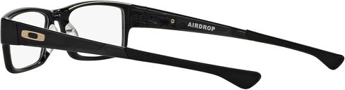 Oakley Men's OX8046 Airdrop Square Prescription Eyewear Frames, Matte Blue Steel/Demo Lens, 55 mm in Saudi Arabia