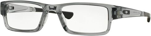 Oakley Men's OX8046 Airdrop Square Prescription Eyewear Frames, Matte Blue Steel/Demo Lens, 55 mm in Saudi Arabia