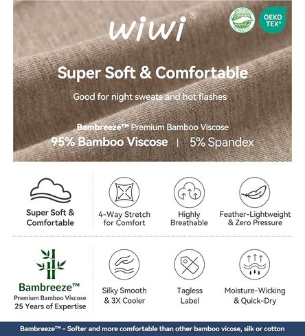 Wiwi للسيدات الصيفية البيجامات فيسكوز من Bamboo خفيفة الوزن بيجاما القيعان in Kuwait