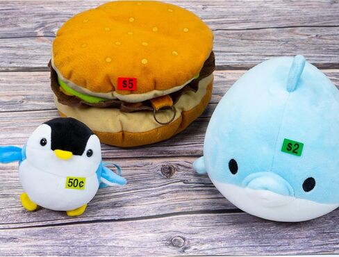 2240 Pcs Garage Sale Stickers 1/2" X 3/4" Yard Sale Price Sticker Rectangle Pre-Printed Labels Price Tags for Marketing Supplies in Kuwait