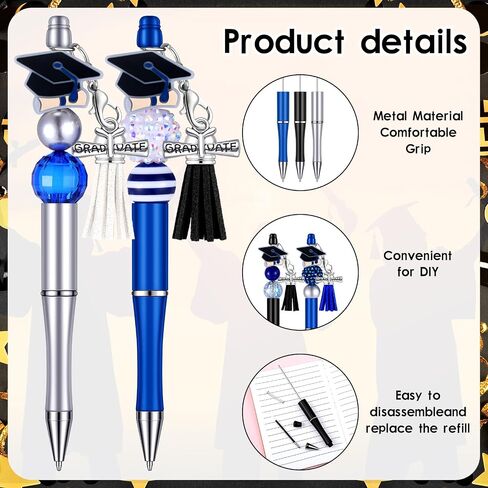 Jutom 12 PCS Assustame Beadablable مع 50 PCS حبات ملونة 12 شرابات 12 معلقات متنوعة من سيليكون بؤرة بؤرة لتصنيع DIY لمجموعة أدوات المعلم للمكتب in Kuwait