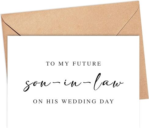 To My Daughter On Her Wedding Day Card - Mother Of The Bride Card With Metallic Envelope - Daughter Gift - Wedding Day Card For Daughter, 5 x 7 inches in Saudi Arabia
