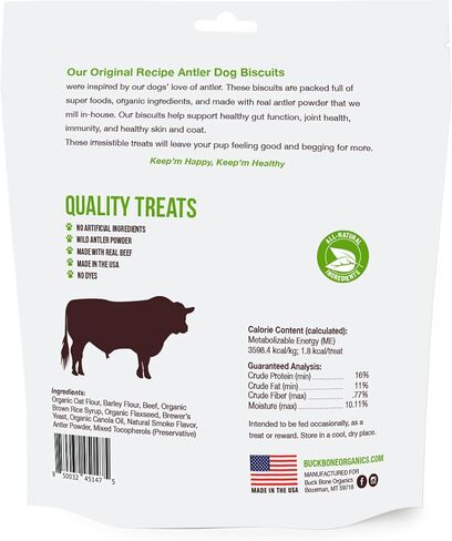 Buck Bone Organics Antler Dog Size Mini 8 Oz Bag in Kuwait