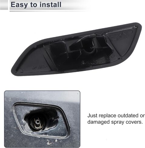 Front Left Side Bumper Headlight Washer Nozzle Cover Cap for Mazda 3 M3 Axela 2013-2016 Bumper Trim Nozzle Cover No.BKC6518H1 White 1 Pcs in Saudi Arabia