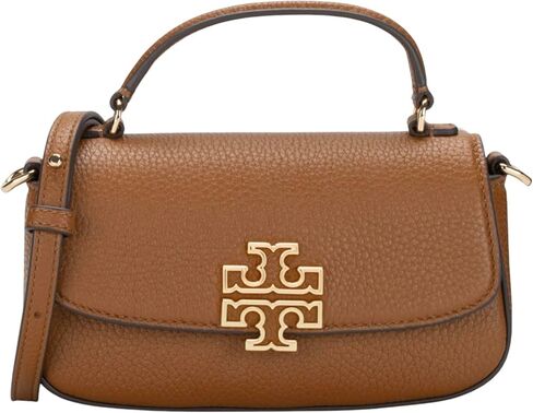 Tory Burch Britten Mini Top Handle Leather Crossbody Bag (Delicate Pink) in Saudi Arabia