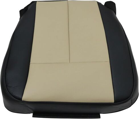 GXARTS Driver and Passenger Side Bottom Replacement Leather Seat Cover Tan Compatible with Ford Expedition 2007 2008 2009 2010 2011 2012 2013 2014 in Saudi Arabia