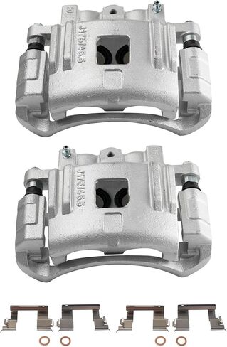 TRQ Brake Caliper Set Compatible with 2012-2021 Nissan NV1500 NV2500 NV3500 2016-2023 TITAN XD in Kuwait