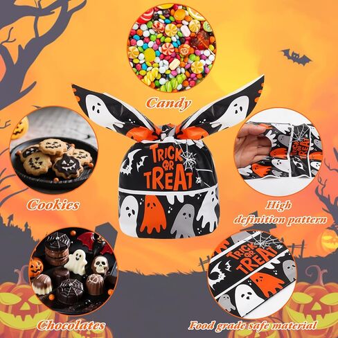 Lapensa 100pcs Easter Treat Acags ، 6 أنماط حقائب Easter Candy Goadies لإعطاء الهدايا لحفلات DIY Supplies لصالح in Kuwait