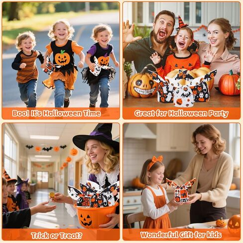 Lapensa 100pcs Easter Treat Acags ، 6 أنماط حقائب Easter Candy Goadies لإعطاء الهدايا لحفلات DIY Supplies لصالح in Kuwait