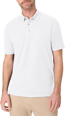 Hanes mens X-temp Performance Polo, Cotton Blend Sport Shirt for Men With Odor Control in Kuwait