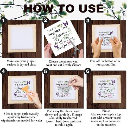 3 Sheet Rub on Transfer Stickers Farmhouse Cute Farm Animals Letters Rub on Transfer Furniture Stickers Decal Vivid 11.8"* 5.9" for Farmhouse Home Office Bedroom Paper Wood DIY Crafts in Kuwait