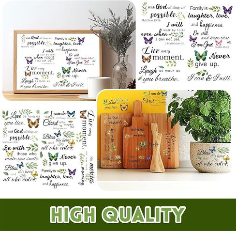 3 Sheet Rub on Transfer Stickers Farmhouse Cute Farm Animals Letters Rub on Transfer Furniture Stickers Decal Vivid 11.8"* 5.9" for Farmhouse Home Office Bedroom Paper Wood DIY Crafts in Kuwait