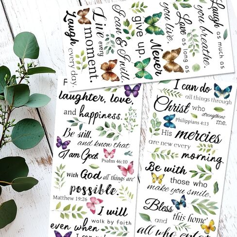3 Sheet Rub on Transfer Stickers Farmhouse Cute Farm Animals Letters Rub on Transfer Furniture Stickers Decal Vivid 11.8"* 5.9" for Farmhouse Home Office Bedroom Paper Wood DIY Crafts in Kuwait