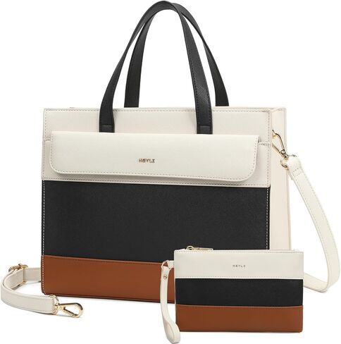 Keyli 2pcs Purses and Handbags for Women, Fashion Vegan Leather Shoulder Tote Bags Top Handle Satchel Bag with Long Strap in Kuwait