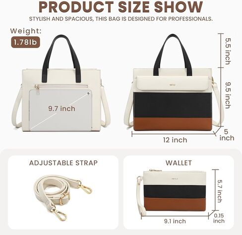 Keyli 2pcs Purses and Handbags for Women, Fashion Vegan Leather Shoulder Tote Bags Top Handle Satchel Bag with Long Strap in Kuwait