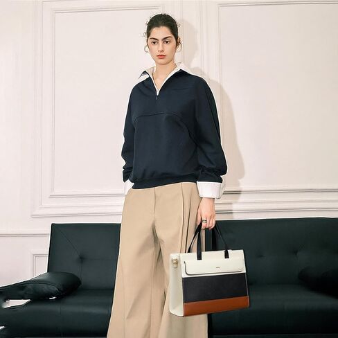 Keyli 2pcs Purses and Handbags for Women, Fashion Vegan Leather Shoulder Tote Bags Top Handle Satchel Bag with Long Strap in Kuwait