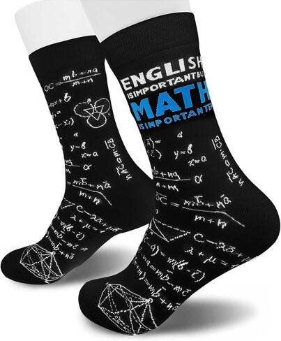 Funny Math Socks - Back to School Outfits, Novelty Gifts for Teachers, Students & Special Occasions (119) in Saudi Arabia