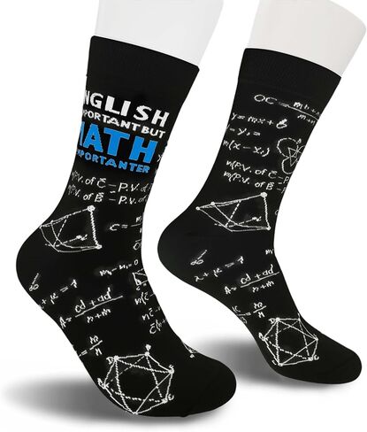 Funny Math Socks - Back to School Outfits, Novelty Gifts for Teachers, Students & Special Occasions (119) in Saudi Arabia