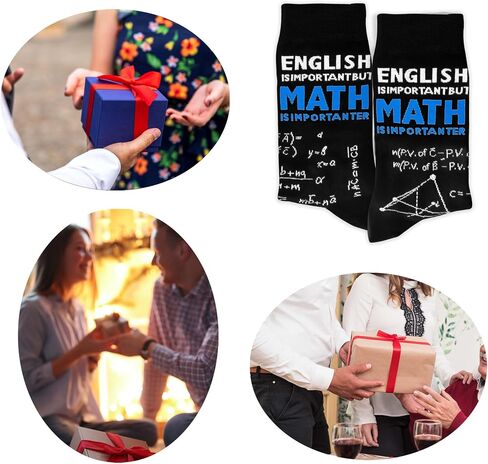 Funny Math Socks - Back to School Outfits, Novelty Gifts for Teachers, Students & Special Occasions (119) in Saudi Arabia