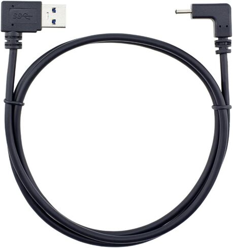 cablecc USB 3.1 USB-C Up Down Angled to 90 Degree Down Angled A Male Data Cable for Tablet Phone in Saudi Arabia