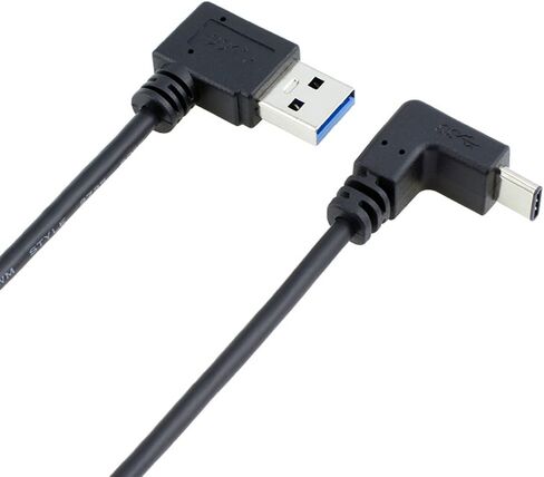 cablecc USB 3.1 USB-C Up Down Angled to 90 Degree Down Angled A Male Data Cable for Tablet Phone in Saudi Arabia
