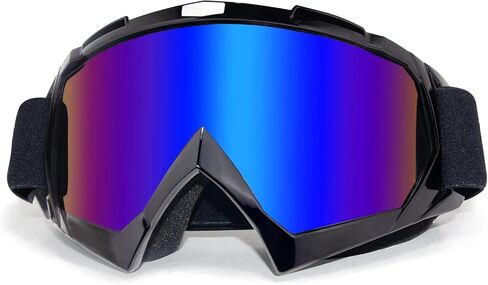 Dirt Bike Motorcycle Goggles ATV Motocross Riding Goggles UV400 OTG Offroad MX Helmet Racing Four Wheeler Goggle for Adults Men Women Youth Kids(Pink frame+pink lens) in Kuwait