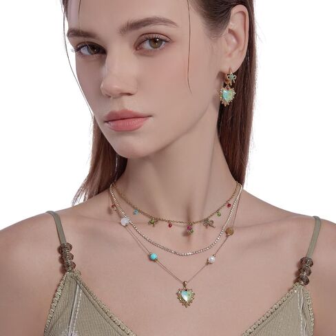 Vintage Sweet Bow Earrings - Geometric Heart-Shaped Dangle Earrings for Women - Stylish Women's Jewelry - M2964 in Saudi Arabia