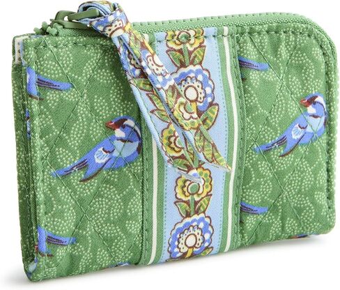 Vera Bradley Premium Cotton Zip Card Pouch, Bee's Knees in Saudi Arabia
