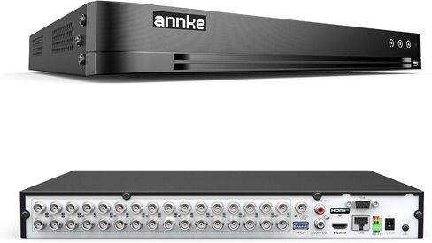 ANNKE 8CH 4K Security DVR Recorder with AI Human/Vehicle Detection, H.265+ Hybrid 5-in-1 CCTV DVR with Line Crossing & Intrusion Detection for Surveillance Camera, Easy Remote Access, NO HDD Included in Saudi Arabia