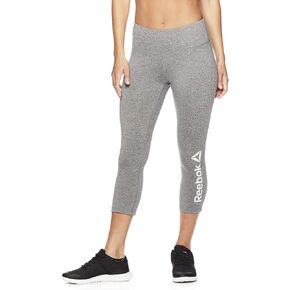 Reebok Womens ذات العلامات التجارية Capri Compression Athletic Pants S143 XL/20 ، Black ، X-Large in Saudi Arabia