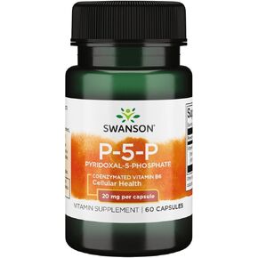 Swanson P-5-P (Pyridoxal-5-Phosphate) Coenzymated Vitaminb-6 20 Milligrams 60 Capsules in Kuwait