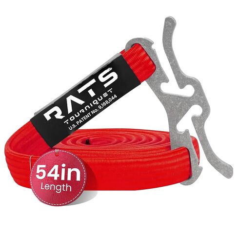 My Medic - Rats Tourniquet System, Quick-Apply Emergency Tourniquet, First Aid, Survival Gear, Compact & Versatile Hemorrhage Control Medical Tool - Hi-Vis Red in Kuwait