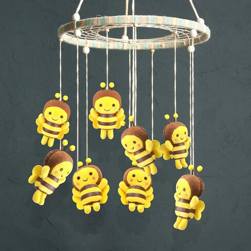 8 Pcs 3 Inch Plush Bee Stuffed Animal Soft Cute Small bee Realistic Cartoon Little Honey Toy Adorable Doll for Baby Shower Decor Birthday Party Decorations DIY, 4 Colors in Kuwait