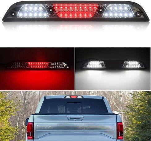3rd Third Brake Lights LED Compatible with F150 2015-2024,for Superduty F250/F350/F450/F550 2017-2024,for Ranger 2019-2024, Cab Roof Cargo Light Rear Center High Mount Stop Lamp (Smoked Lens) in Saudi Arabia