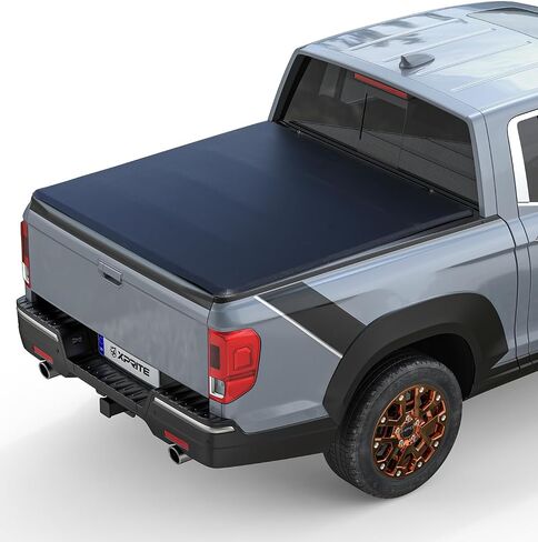 Xprite FRP Hard Tri-fold Truck Bed Tonneau Cover,Compatible with 2017-2025 Honda Ridgeline 5ft Pickup Fleetside/Styleside Bed (64") in Saudi Arabia
