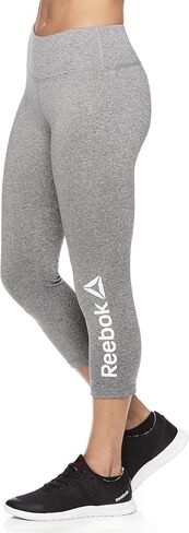 Reebok Womens ذات العلامات التجارية Capri Compression Athletic Pants S143 XL/20 ، Black ، X-Large in Saudi Arabia