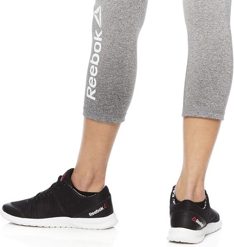 Reebok Womens ذات العلامات التجارية Capri Compression Athletic Pants S143 XL/20 ، Black ، X-Large in Saudi Arabia