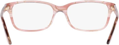 Ralph by Ralph Lauren Women's RL6062 Square Prescription Eyewear Frames, Shiny Striped Violet/Demo Lens, 52 mm in Kuwait