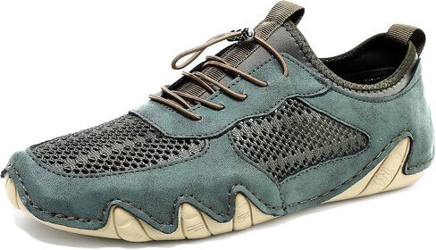 Driving Shoes for Men Breathable Mesh Men's Casual Shoes Slip On Fashion Comfortable Handmade in Saudi Arabia