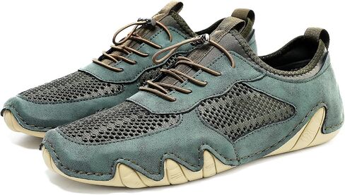 Driving Shoes for Men Breathable Mesh Men's Casual Shoes Slip On Fashion Comfortable Handmade in Saudi Arabia