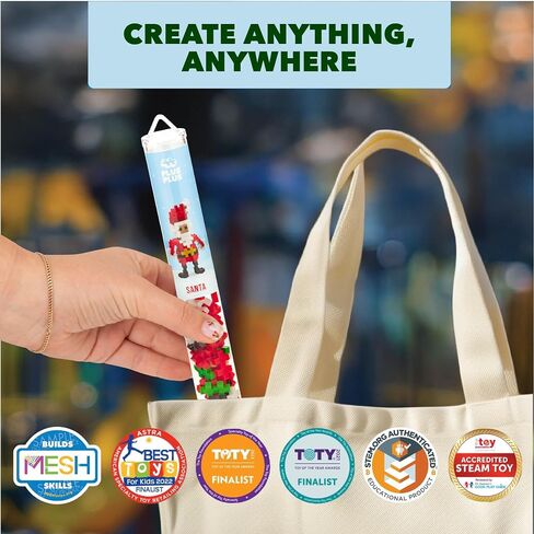 Plus Plus - Mini Maker Tube - Elf - 70 قطعة ، لعبة بناء البناء ، كتل ألغاز صغيرة متشابكة للأطفال in Kuwait