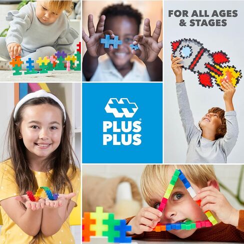 Plus Plus - Mini Maker Tube - Elf - 70 قطعة ، لعبة بناء البناء ، كتل ألغاز صغيرة متشابكة للأطفال in Kuwait