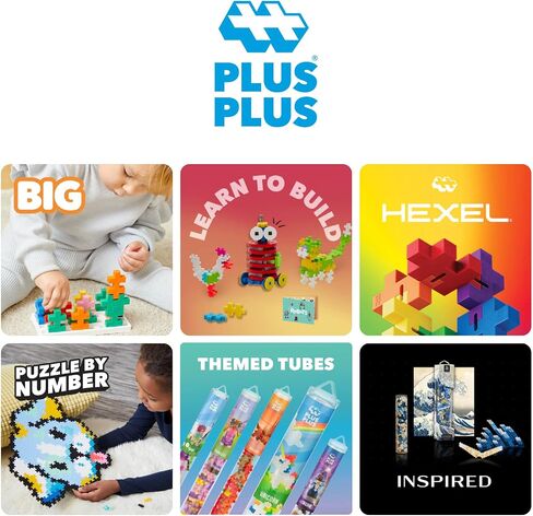 Plus Plus - Mini Maker Tube - Elf - 70 قطعة ، لعبة بناء البناء ، كتل ألغاز صغيرة متشابكة للأطفال in Kuwait