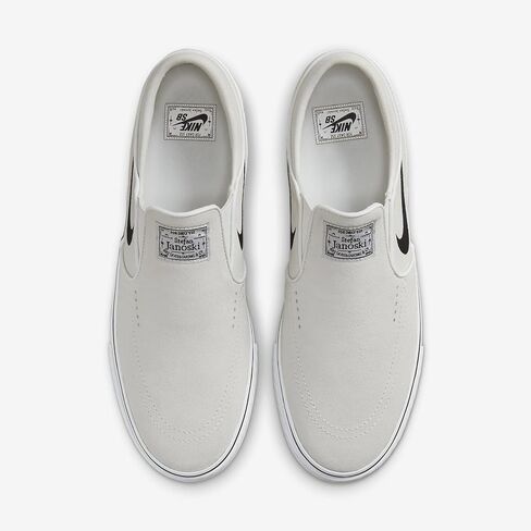 Nike SB Janoski+ Slip Skate Shoes (FN5893-001 ، الأسود/الأسود/الأسود/الأبيض) الحجم 10.5 in Saudi Arabia